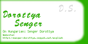 dorottya senger business card